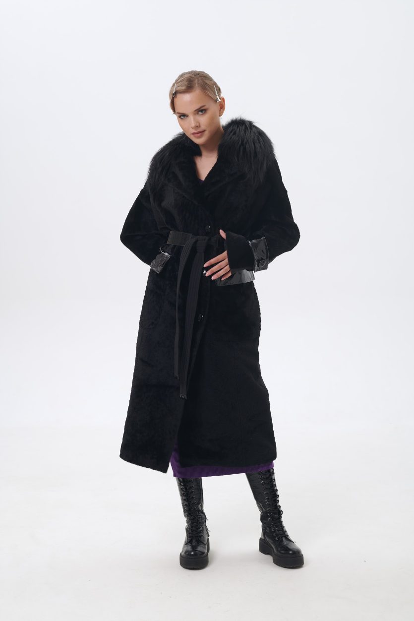 Женское пальто из натурального меха GIORGIO ROTTI