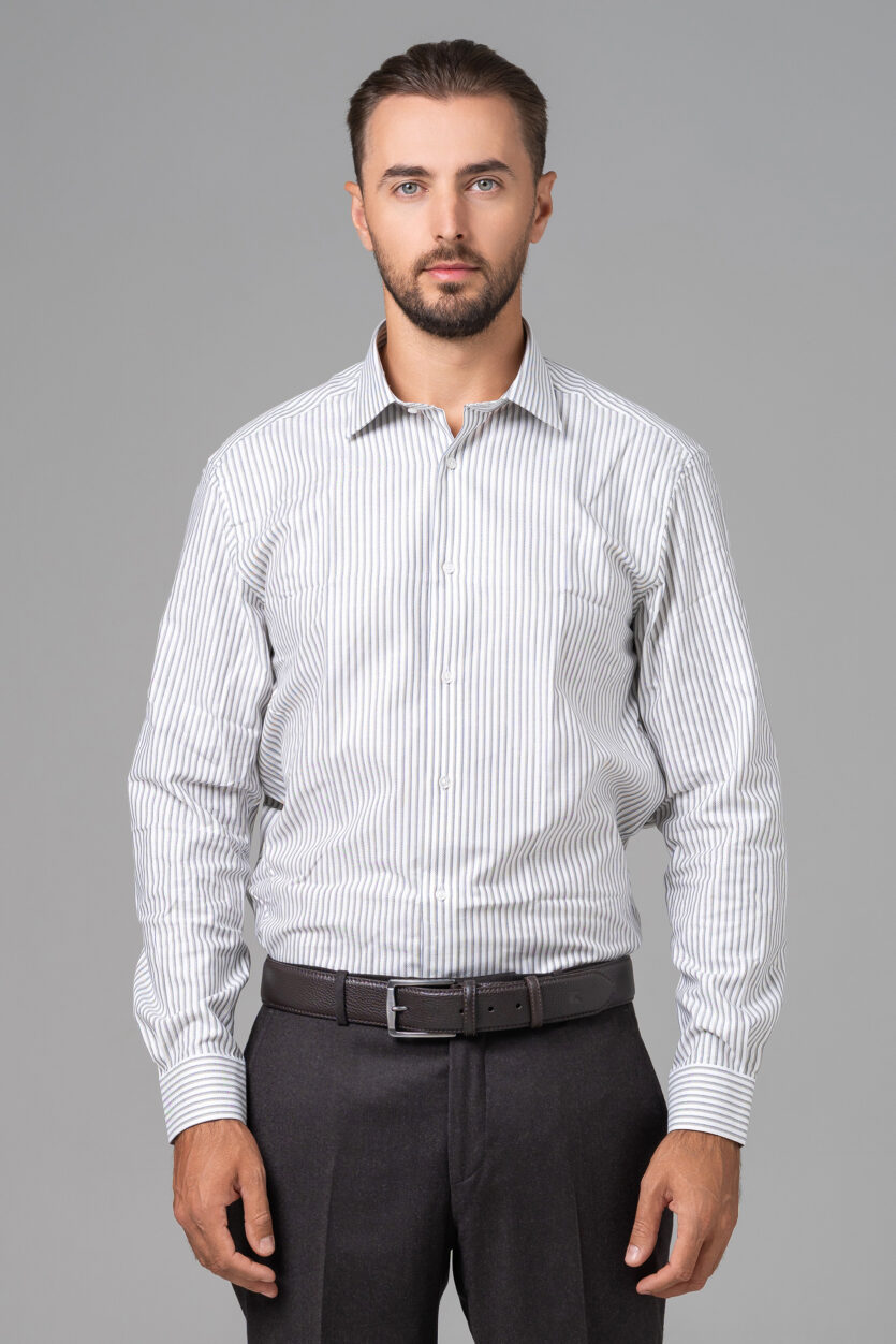 Cămașă bărbătească Ted Lapidus Paris cu dungi Finest Cotton